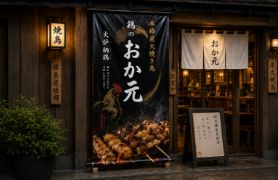 軒先に